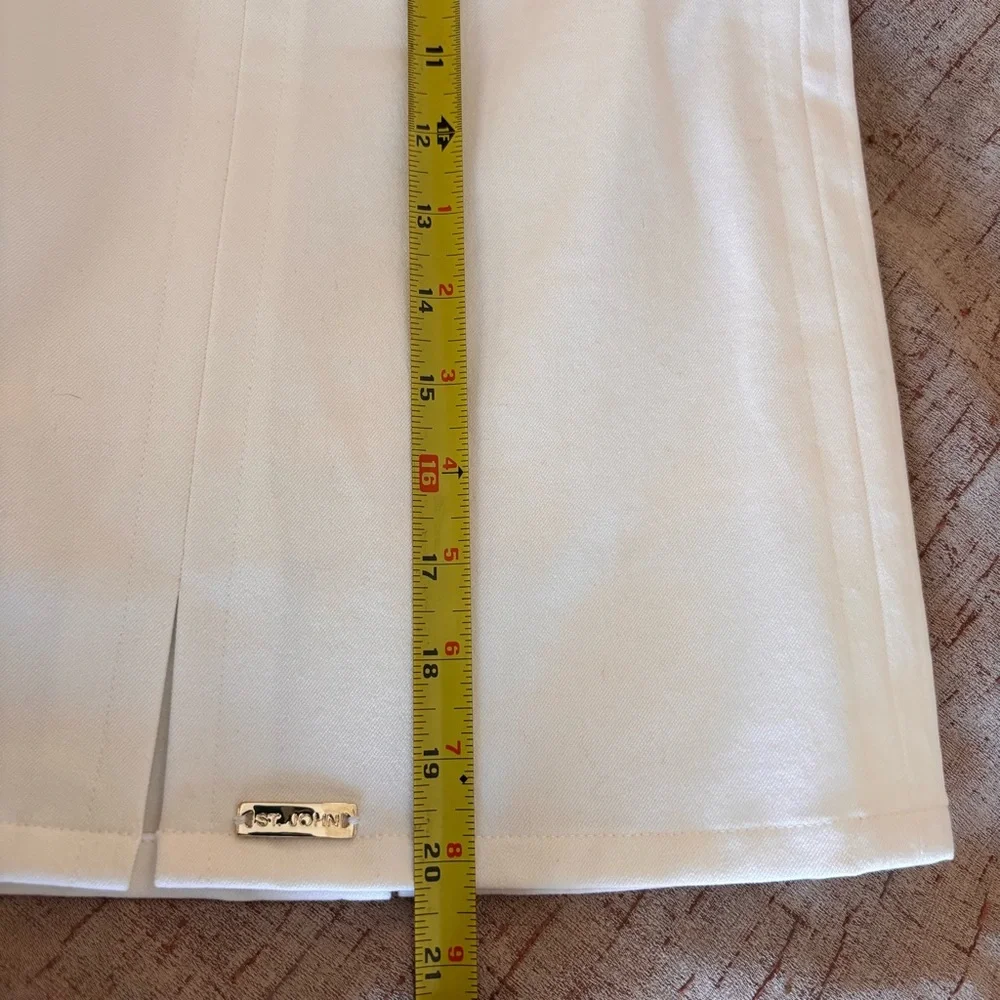 NWT St John Sport White Golf Skort - Sz 14